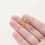 20pcs Round Cord End Crimp Clasps for Jewelry Making