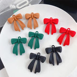 10pcs Butterfly Pendant Base Red Charms for Jewelry Making