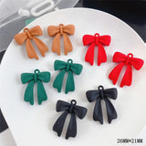 10pcs Butterfly Pendant Base Red Charms for Jewelry Making