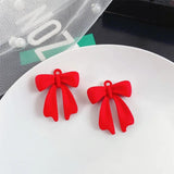 10pcs Butterfly Pendant Base Red Charms for Jewelry Making