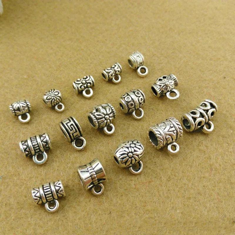 Tibetan Silver Plated Clasp DIY Jewelry Accessories 50pcs/lot