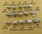 Tibetan Silver Plated Clasp DIY Jewelry Accessories 50pcs/lot