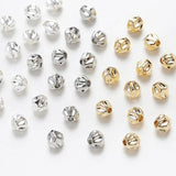 8PCS Diamond Brass Spacer Bead for Jewelry Making