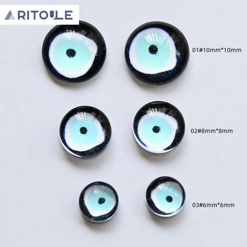 Baroque Pearl Fairy Eye Crystal Glass Patch DIY Accessories