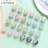 Japanese crystal burst round beads DIY jewelry accessories