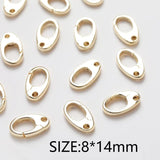 4PCS Dainty Lobster Clasps Link Buckle for Jewelry Making DIY 14K Plated