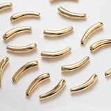 4PCSCrescent Moon Spacer Beads 19.3*4.3mm