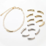 4PCSCrescent Moon Spacer Beads 19.3*4.3mm