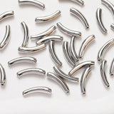 4PCSCrescent Moon Spacer Beads 19.3*4.3mm