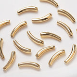 4PCSCrescent Moon Spacer Beads 19.3*4.3mm