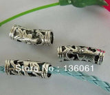 20pcs Vintage Long Flower Tube Charms For Jewelry Making DIY
