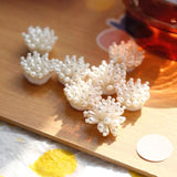 Pearl Beads Flower Patch DIY Earrings Jewelry Materials