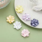 Pearlescent Camellia Banmaru DIY Hair Clip Resin Patch