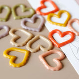 Lace Wave Love Frame DIY Earrings Resin Ear Clip Ins