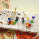 Bright Bead Combination Bouquet Crystal Earrings Pendant DIY Accessories