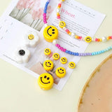 Retro Ceramic Beads Mask Chain Bracelet Necklace DIY Jewelry Material