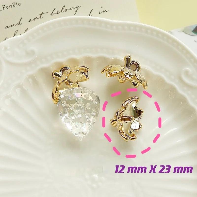 Spring Strawberry Pendant Earrings Set DIY Jewelry Accessories