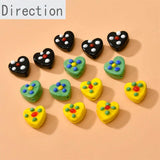 Retro Glass Love Beads for DIY Jewelry
