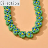 Retro Glass Love Beads for DIY Jewelry