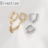 14K Gold-plated French U-shaped Small Earrings