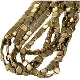 Colorful Gallstone Square Beads Diy Jewelry Material 1PCS