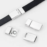 Rectangle Magnetic Clasp for 10x2mm Leather Bracelet
