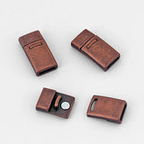 Rectangle Magnetic Clasp for 10x2mm Leather Bracelet