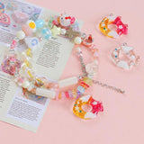 Resin Fish Pendant Beaded Bracelet Necklace Accessories