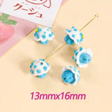 Cupcake Glass Beads DIY Bracelet Material Accessories
