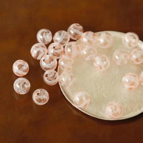 Strawberry Glass Beads DIY Jewelry Accessory Bag