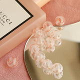 Strawberry Glass Beads DIY Jewelry Accessory Bag