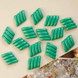 Beveled Drum Resin Japanese Earrings DIY Accessories 4pcs