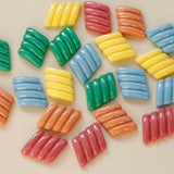 Beveled Drum Resin Japanese Earrings DIY Accessories 4pcs