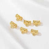 Gold-Plated Copper Charm Pendant 10pcs/Lot DIY Earring Jewelry Finding