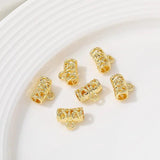 Gold-Plated Copper Charm Pendant 10pcs/Lot DIY Earring Jewelry Finding