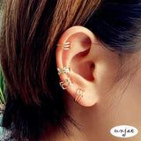 14K C-shaped Ear Clip DIY Earrings Accessory