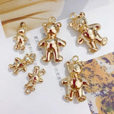 Korean Dongdaemun Hyuna Metal Earrings 4pcs