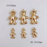 Korean Dongdaemun Hyuna Metal Earrings 4pcs