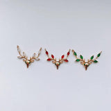 DIY Jewelry Accessories Copper Edging Antlers Pendant Antique Hairpin
