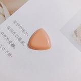 Geometric Acrylic Triangle Patch Hairpin
