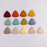 Geometric Acrylic Triangle Patch Hairpin