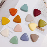 Geometric Acrylic Triangle Patch Hairpin
