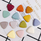 Geometric Acrylic Triangle Patch Hairpin