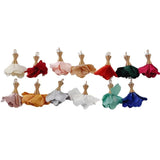 DIY Fabric Flower Earrings Pendant Jewelry Accessories