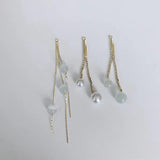 Alloy Beads Earrings DIY Accessories Long Earrings