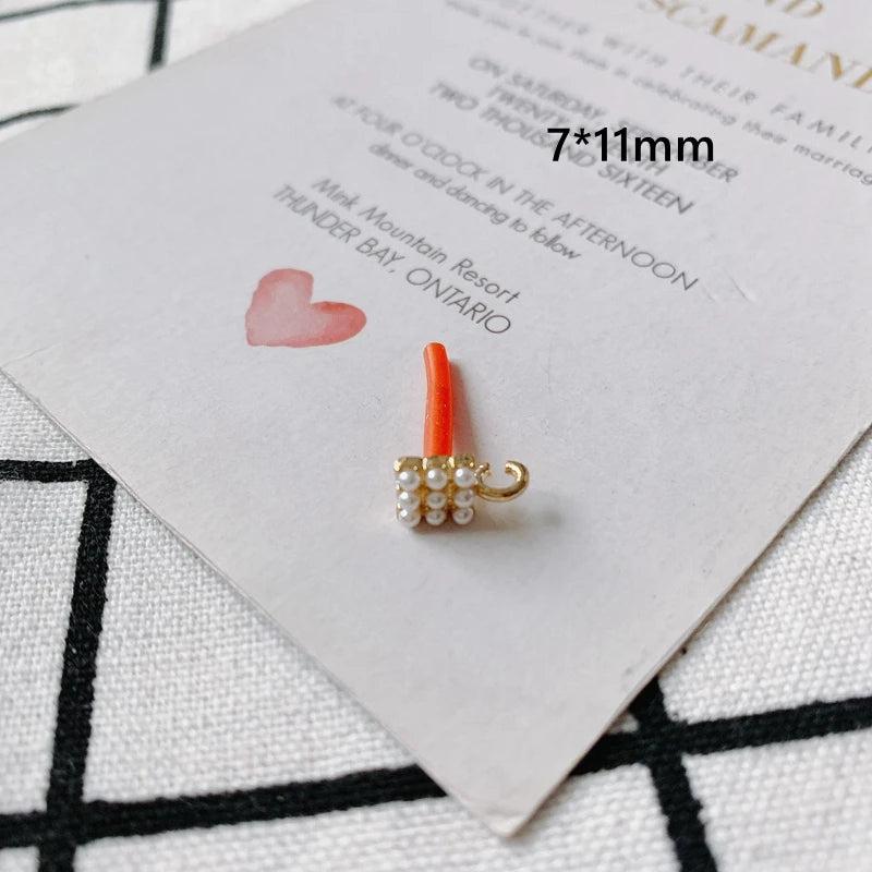 Square Water Droplet Pearl Earrings Set
