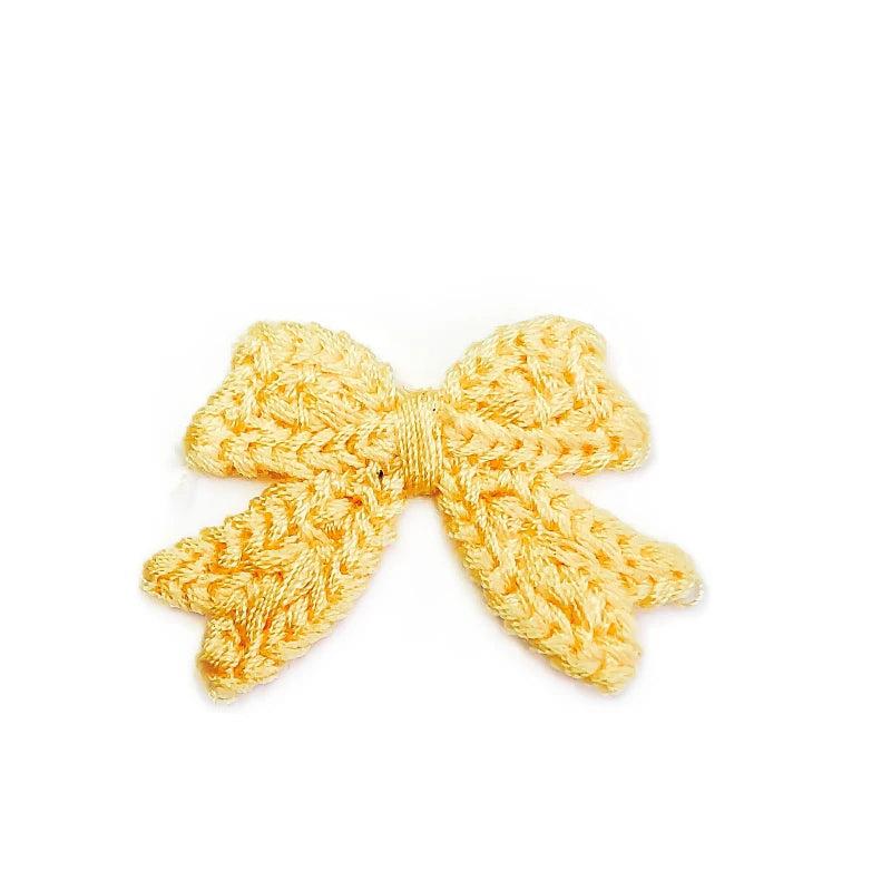 Cotton Bowknot Eardrop Pendant Charms Earrings DIY Jewelry Making 10pcs