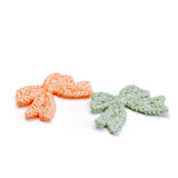 Cotton Bowknot Eardrop Pendant Charms Earrings DIY Jewelry Making 10pcs