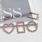 Heart Pearl Eardrop Pendant Charms Necklace Accessories