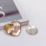 Shell Pendant Charms Necklace Accessories Jewelry DIY Material 3pcs